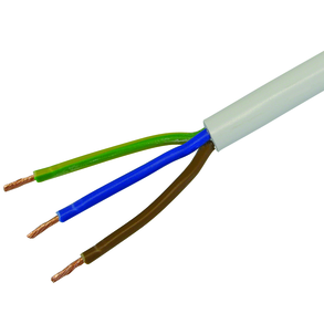 TD-Kabel 3 x 1.5mm2, weiss